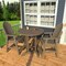 Highwood Usa Hamilton 3pc Round Counter Height Outdoor Patio Furniture Dining Set AD-CNA36-WBR - alternate 2